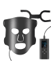 Paloma Beauties LED-Gesichtsmaske Lichttherapie 7 Farben in Schwarz