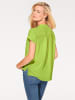 Heine Kurzarm-Bluse in limette