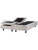 Beliani Doppelbett DUKE in Beige/Schwarz - (W) 160 x (H) 37 x (L) 200 cm