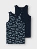 name it Unterhemden 2er Pack NKMTANK TOP 2P SAPPHIRE GAME in dark sapphire