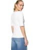 Zero  Basic Shirt mit U-Boot-Ausschnitt in Offwhite