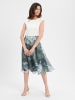 SWING Kleid in weiß schilf - 0001