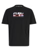 FUBU FUBU FBMQ12121BLK Fubu Corporate Intnl T-Shirt in black