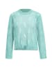 Swirly Damen Strickpullover in Lagune
