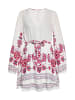 VIRITA Women Kleid in Weiss Mehrfarbig