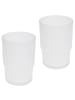 bremermann Glasbecher 2er Set PIAZZA & LUCENTE ca. 6,5 x 9,5 x 6,5 (B/H/T)