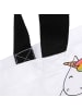 Mr. & Mrs. Panda Tasche Einhorn Herz ohne Spruch in Weiß