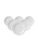 Ritzenhoff & Breker 6er Set Kaffeeuntertassen Bianco Rondo ø 15 cm weiß in weiß