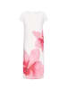Usha Women Dress in offwhite pink