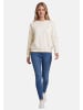 U.S. Polo Assn. Pullover USZoee – Damen Sweatshirt mit Rundhalsausschnitt in Weiss-Beige