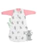 Schlummersack Babyschlafsack, 2.5 TOG in Rosa-Weiß