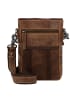 Greenburry Vintage Mini Bag Umhängetasche Leder 13 cm in brown