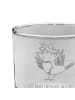 Mr. & Mrs. Panda Tumbler Glas Rabe Sombrero mit Spruch in Transparent