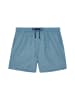 HOM Boxer-Badehose Beach Boxer Cappuccino in blue print