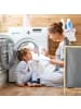 relaxdays Wäschekorb in Grau/ Natur - (B)44 x (H)80 x (T)43 cm