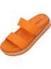 Palado Plateau-Pantoletten Ulie by Sila Sahin in Orange