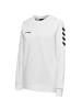 Hummel Training Langarm Sweatshirt Sport Pullover Shirt HMLGO in Weiß