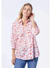 GOLDNER Bluse in koralle / getupft