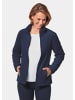 GOLDNER Kurzgröße:  Kuschelweiche Fleece-Jacke in marine