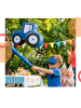 relaxdays 3-tlg. Pinata Set "Traktor" in Blau