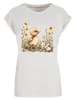 F4NT4STIC Extended Shoulder T-Shirt Niedliche Enten Ostereier in Whitesand