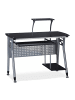 relaxdays Computertisch in Schwarz - (B)105 x (H)98 x (T)55 cm