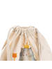 Mr. & Mrs. Panda wander rucksack Katze König mit Spruch in Creme