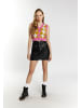 myMo ROCKS Damen Strick Pullunder in Pink Gelb Mehrfarbig