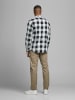 Jack & Jones Hemd Slim Fit JJEGINGHAM in Weiß-2