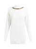 faina Damen Strickkleid in Weiss