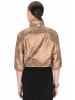 faina Women Jacket in copper leopard