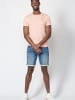 KOROSHI Basic Kurzarm-T-Shirt in ROSA PASTELL / PASTELLROSA