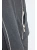 Ulla Popken Sweatjacke in anthrazit melange