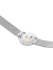 Mondaine Damen-Armbanduhr Doppio mit Mesh-Band 33 mm Silber