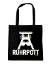 Logoshirt Stoffbeutel Ruhrpott Logo in schwarz