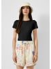 QS T-Shirt in 9999_schwarz
