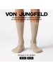 von Jungfeld Tennissocken CASUAL CLASSIC in Beige Brown