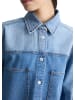 Marc O'Polo DENIM Jeansbluse in Patwork-Optik relaxed in Medium Blue