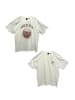 Only&Sons T-Shirt 2er-Set locker geschnitten Rundhals Kurzarm in Beige-Rot