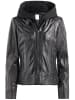 CBL Damen Lederjacke in Schwarz