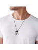 Diesel Halskette The Two Tags in silber
