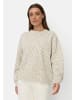 Camel Active Oversize-Sweatshirt aus 100% Baumwolle in Beige
