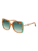 Marciano by Guess Frauen Sonnenbrille Quadratisch Braun