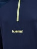 Hummel Halbreißverschluss Jacke Hmlblaze Kinder in MARINE/SHADOW LIME