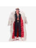 Barbie The Movie Collectible Ken Doll Wearing Big Faux Fur Coat HRF31