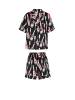 faina Women Sleepwear in black multicolor