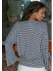 Buffalo 3/4-Arm-Shirt in türkis-rot-bedruckt