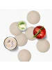 OnlyWow Glasuntersetzer 6er-Set Kreisrelief