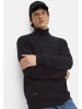 Camel Active Strickpullover mit Stehkragen in Navyblau