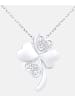 Diamant L'éternel Halskette mit Anhänger aus 375 Weißgold mit Diamant